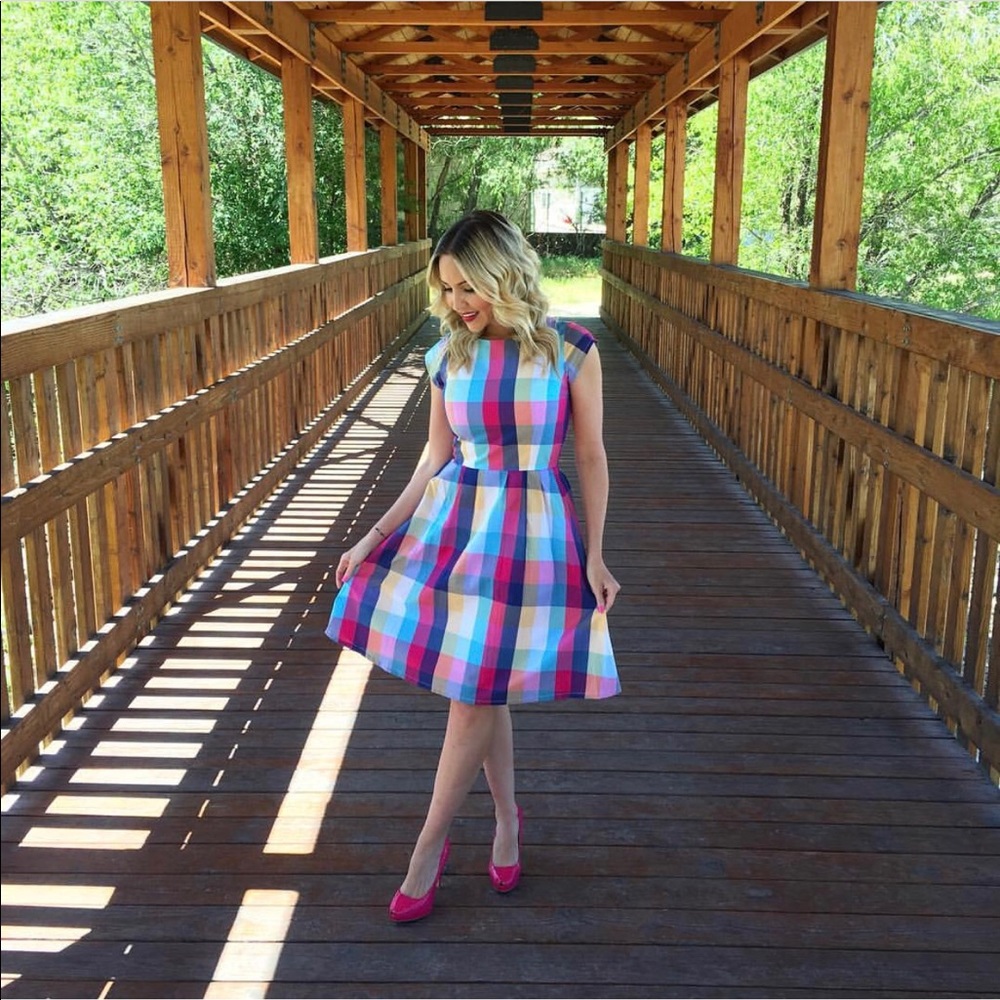 Plaid dress